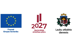 Logo ansamblis Lauku atbalsta dienests, 2027 Nacionālais attīstības plāns, Fionansē Eirropas savienība
