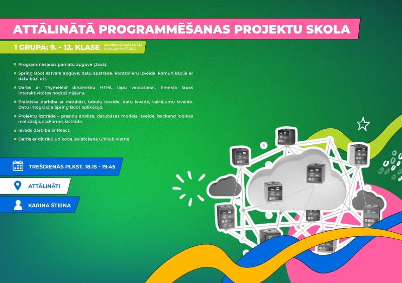 Attālinātā programmēšanas projektu skola